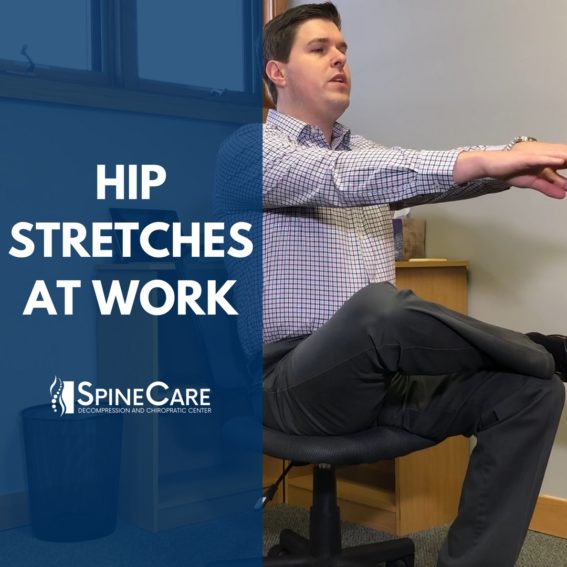 Hip Stretches at work