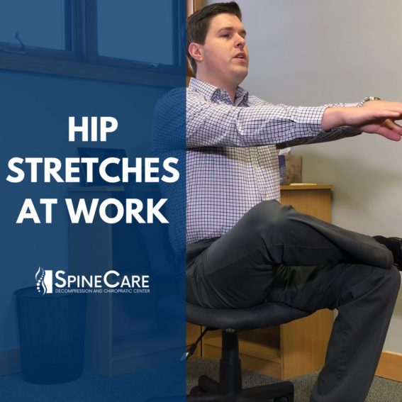 Hip Stretches at work