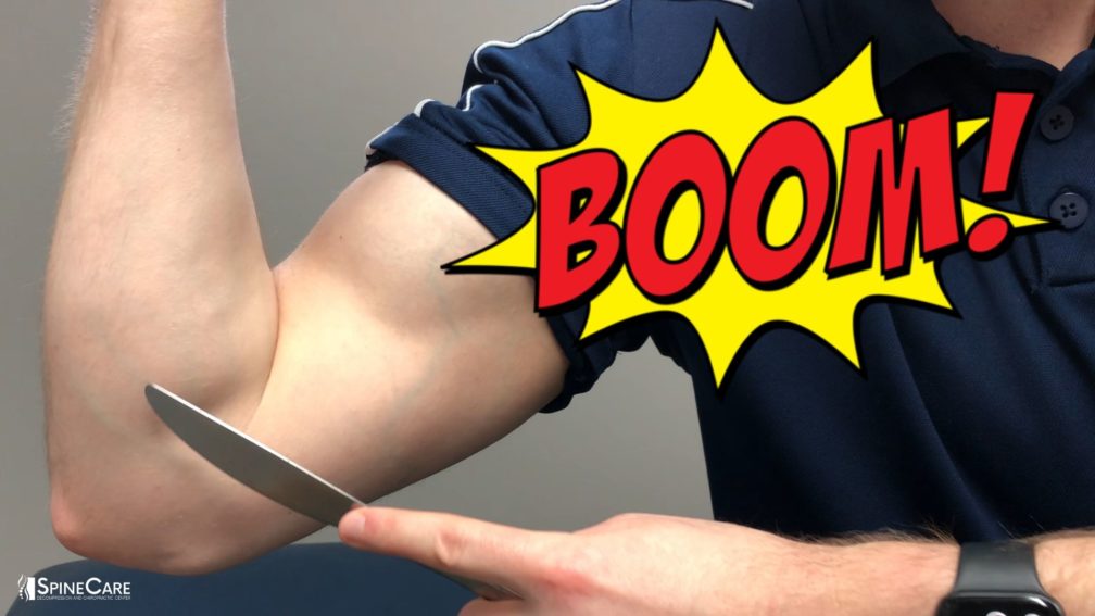 Fast Elbow Pain Relief Fix (Using Just a BUTTER KNIFE!) | SpineCare St. Joseph, MI Chiropractor