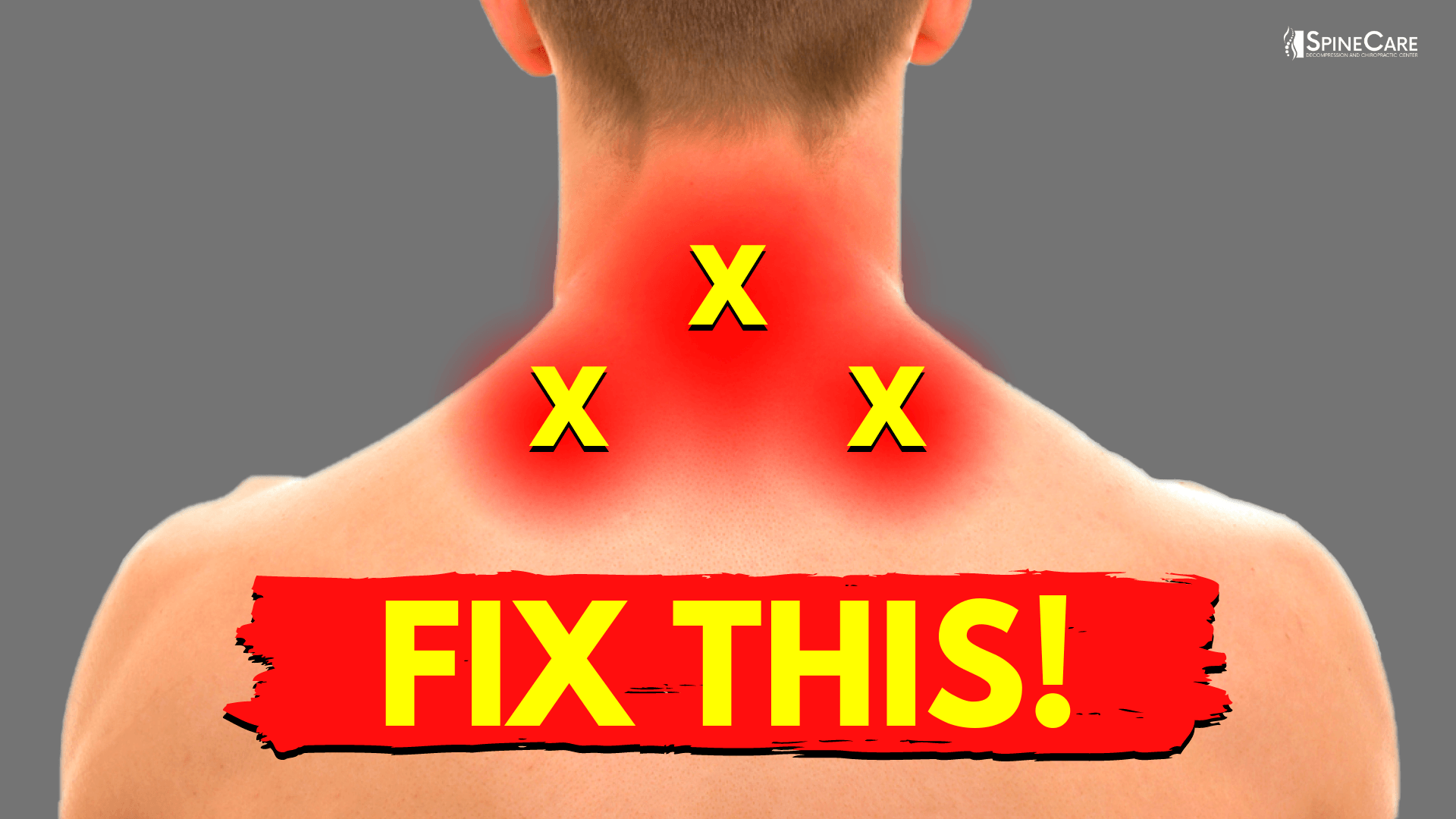 How to Quickly Relieve Pain at the BASE OF THE NECK | SpineCare | St. Joseph, Michigan Chiropractor