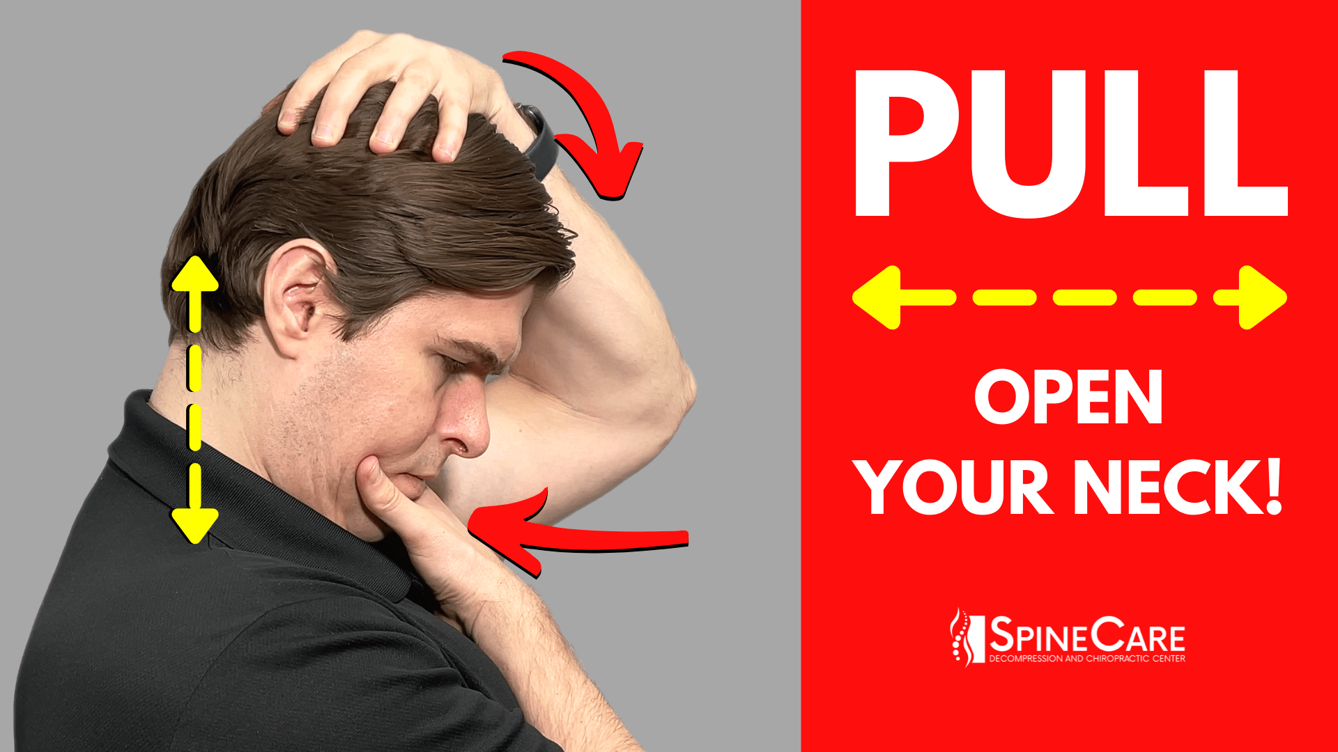 How to Pull Open Your Neck for Instant Pain Relief | SpineCare | St. Joseph,, Michigan Chiropractor