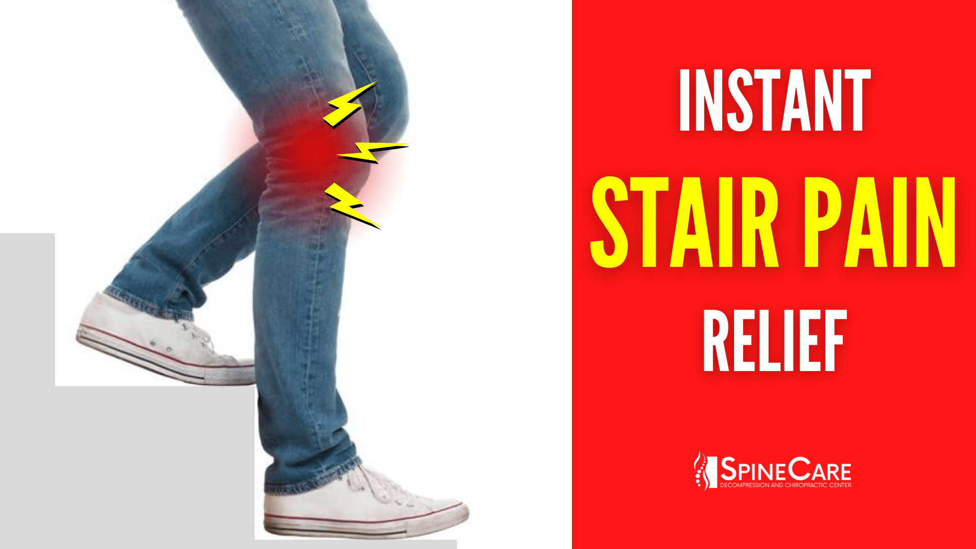 How to Instantly Fix Knee Pain Going Down Stairs | SpineCare | St. Joseph, Michigan Chiropractor