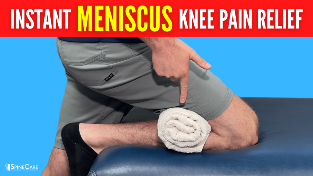 How to Relieve Meniscus Pain in 30 SECONDS | SpineCare | St. Joseph, Michigan Chiropractor