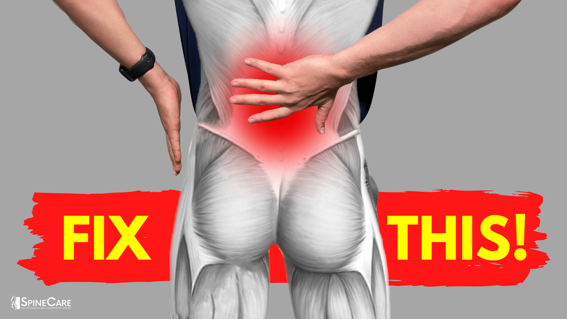 How to Fix Lower Back Strain Pain in 30 SECONDS | SpineCare | St. Joseph, Michigan Chiropractor